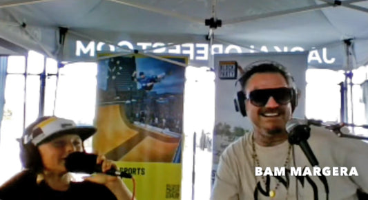 Bam Margera, Meagan Guy, and a skater from Montreal